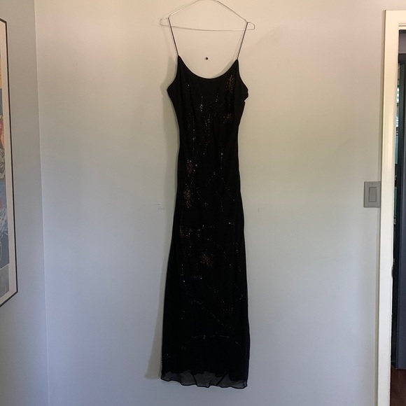 Silk evening gown - Picture 1 of 5